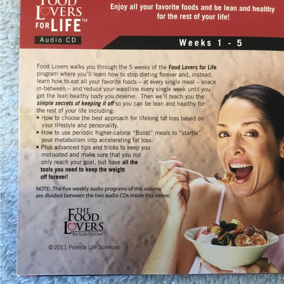 FOOD LOVERS for LIFE Weight loss/ exercise/meal program new dvd/cd’s/bid - Picture 4 of 9